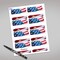 Avery American Flag Traditional Adhesive Name Badges, 2-1/3" x 3-3/8", Handwrite-Only, Great for Patriotic Parties, Election Events, 4th of July Parties, and Party Favors, 80 Name Badges Total